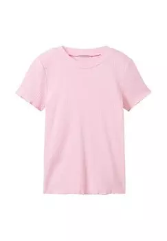 Футболка базовая TOM TAILOR, цвет fresh summertime pink