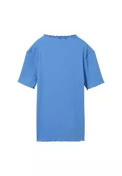 Футболка базовая TOM TAILOR, цвет sicilian blue