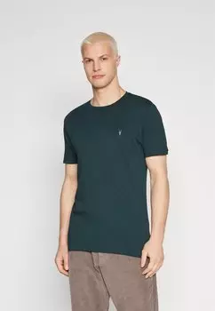 Футболка базовая Tonic Crew AllSaints, цвет racing green