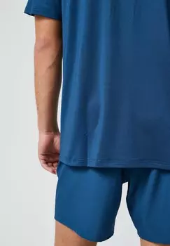 Футболка базовая Trainings SNOCKS, темно-синяя