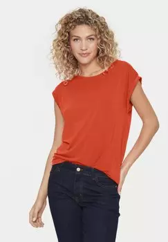 Футболка базовая U1520 ADELIA Saint Tropez, цвет tigerlily