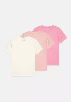 Футболка базовая UNISEX 3 PACK Friboo, цвет white/light pink/lilac