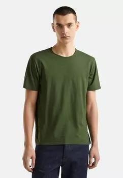 Футболка базовая United Colors of Benetton, зеленая