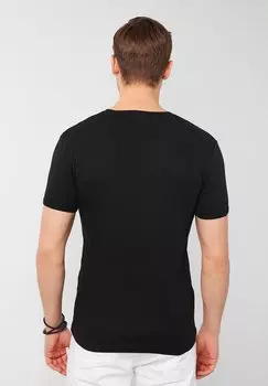 Футболка базовая V-Neck Buratti, черная