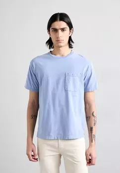 Футболка базовая VINTAGE TEE FRAME, цвет vintage baby blue