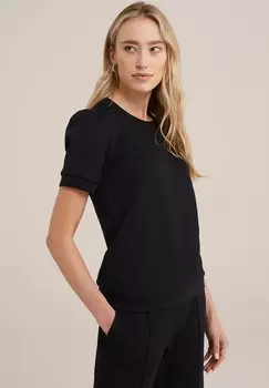 Футболка базовая WE Fashion, цвет black