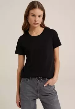 Футболка базовая WE Fashion, цвет black