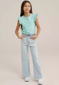 Футболка базовая WE Fashion, цвет blue