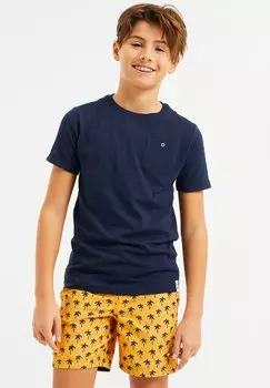 Футболка базовая WE Fashion, цвет dark blue