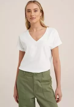 Футболка базовая WE Fashion, цвет white