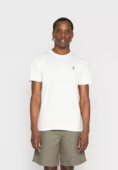 Футболка базовая WILDER NECK TEE CAMP Selected Homme, цвет cloud dancer