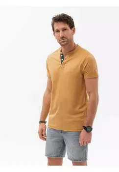 Футболка базовая WITH BUTTONS Ombre, цвет yellow