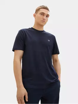 Футболка базового кроя Tom Tailor Denim, синий