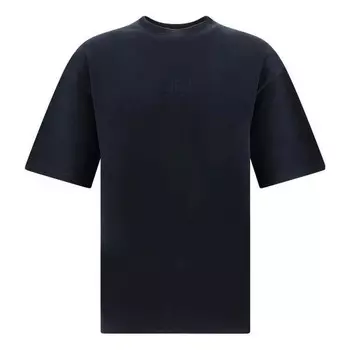 Футболка bb paris icon t-shirt medium fit 'washed black' Balenciaga, черный