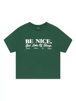 Футболка Be Nice SPORTY & RICH KIDS, зеленый