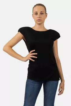 Футболка Bea с мягкими плечами Helene Galwas, черный