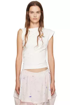 Футболка Bear hebo Vivienne Westwood, белый