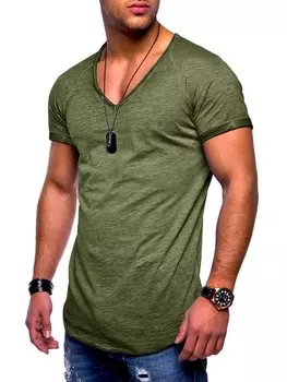Футболка behype, цвет khaki/wash