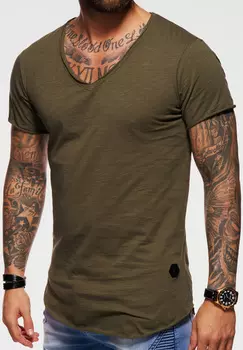 Футболка behype MSVALENCIA, хаки