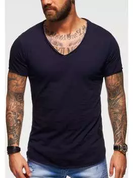 Футболка behype, темно-синий