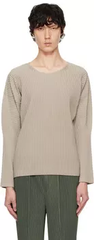 Футболка Beige Monthly Color September HOMME PLISSe ISSEY MIYAKE