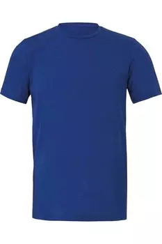 Футболка Bella + Canvas Heather Cvc с коротким рукавом, royal