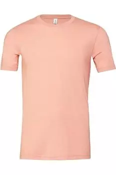 Футболка Bella + Canvas Heather Cvc с коротким рукавом, кремовый