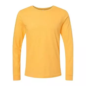 Футболка Bella + Canvas Heather из ПВХ с длинными рукавами Bella+Canvas, цвет Heather Yellow Gold