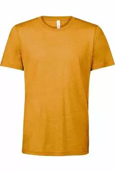 Футболка BELLA + CANVAS Triblend, цвет mustard triblend