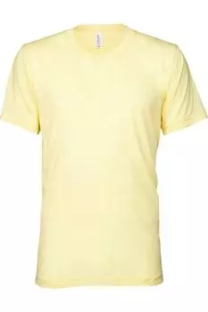 Футболка BELLA + CANVAS Triblend, цвет pale yellow triblend
