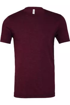 Футболка BELLA + CANVAS Triblend, цвет solid maroon triblend