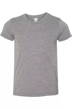 Футболка BELLA + CANVAS Youth Triblend, цвет grey triblend