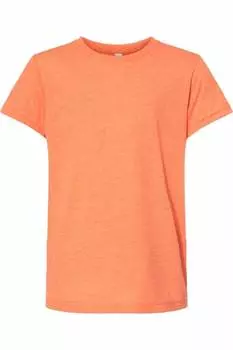 Футболка BELLA + CANVAS Youth Triblend, цвет orange triblend
