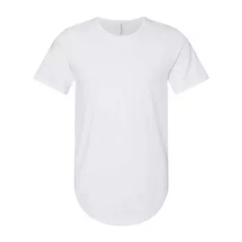 Футболка Bella + из холщового джерси с закругленным краем Bella+Canvas, белый