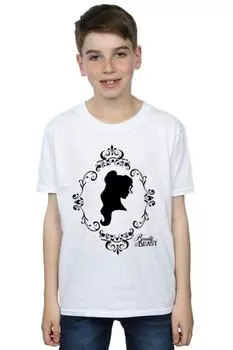 Футболка Belle с силуэтом Disney Princess, белый