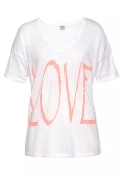 Футболка BENCH Shirt, бежевый