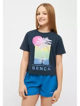 Футболка Bench, темно-синий