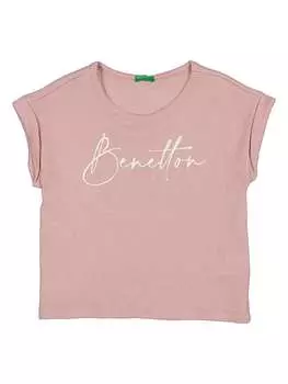 Футболка Benetton, розовый
