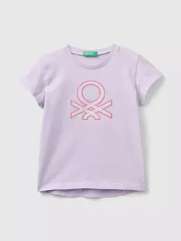 Футболка Benetton, сиреневый