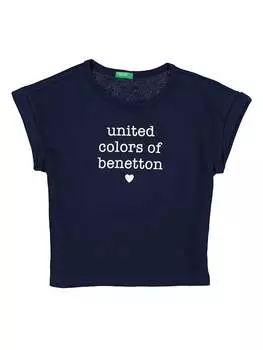 Футболка Benetton, темно-синий
