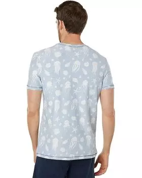 Футболка BENSON Moraine Reverse Print Tee, цвет Blue Sea