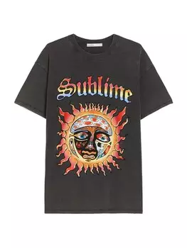 Футболка Bershka, антрацит