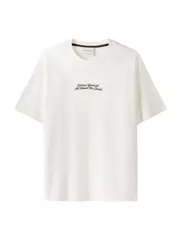 Футболка Bershka, белый