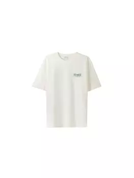 Футболка Bershka, белый