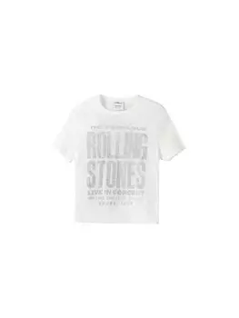 Футболка Bershka, белый