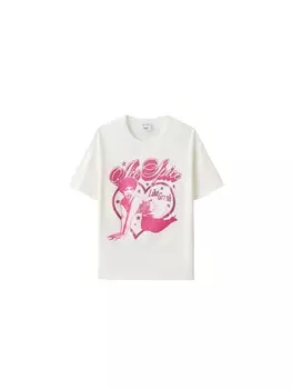 Футболка Bershka, белый