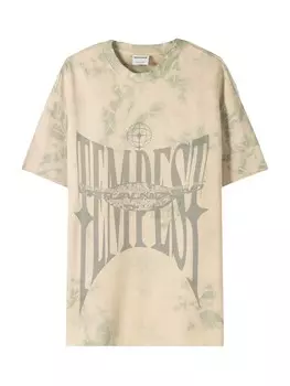 Футболка Bershka, бежевый