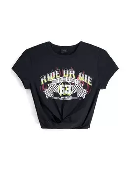 Футболка Bershka, черный