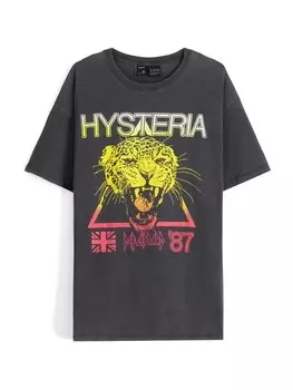 Футболка Bershka, серый