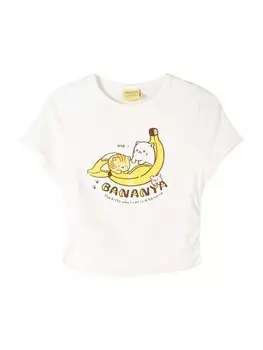 Футболка Bershka Shirt, белый